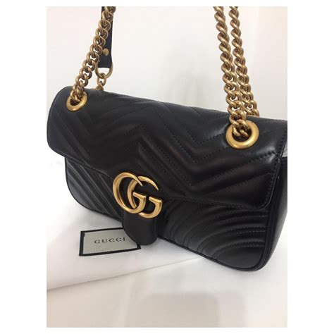 Gucci Petit Sac Porté Épaule Matelassé GG 